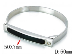 HY Stainless Steel 316L Bangle-HYC64B0357IZZ