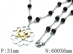 HY Stainless Steel 316L Necklaces-HYC76N0324MLR