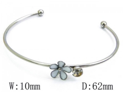 HY Stainless Steel 316L Bangle-HYC58B0102L0