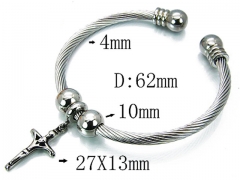 HY Stainless Steel 316L Bangle-HYC38B0487HMF