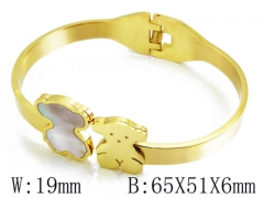 HY Stainless Steel 316L Bangle-HYC64B0080I50
