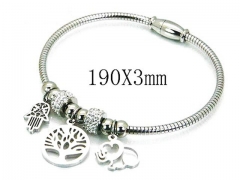 HY Stainless Steel 316L Bangle-HYC55B0590NA
