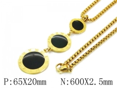 HY Stainless Steel 316L Necklaces-HYC02N0096HIC