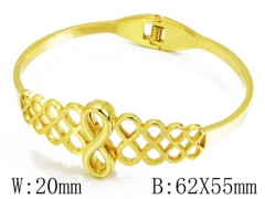 HY Stainless Steel 316L Bangle-HYC64B0082I50