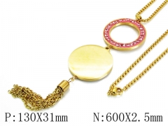 HY Stainless Steel 316L Necklaces-HYC02N0079HIF