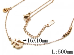 HY Stainless Steel 316L Necklaces-HYC14N0314PF
