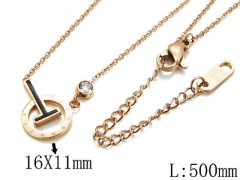 HY Stainless Steel 316L Necklaces-HYC14N0309H0S