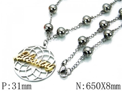 HY Stainless Steel 316L Necklaces-HYC76N0316NL