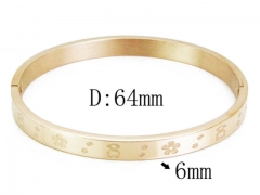 HY Stainless Steel 316L Bangle-HYC02B0602HKA