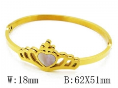 HY Stainless Steel 316L Bangle-HYC58B0016I00