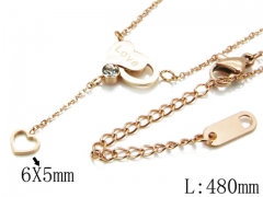HY Stainless Steel 316L Necklaces-HYC14N0296PA