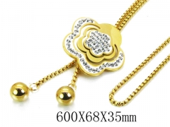 HY Stainless Steel 316L Necklaces-HYC02N0103HIC