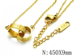 HY Stainless Steel 316L Necklaces-HYC14N0323OA