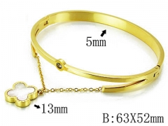 HY Stainless Steel 316L Bangle-HYC14B0536HNW