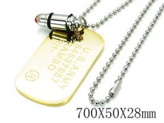 HY Stainless Steel 316L Necklaces-HYC09N0240PZ