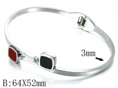 HY Stainless Steel 316L Bangle-HYC14B0530HLC