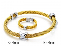 HY Stainless Steel 316L Bangle-HYC38S0089I50