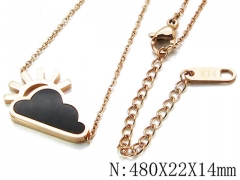 HY Stainless Steel 316L Necklaces-HYC14N0369OS