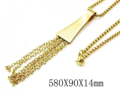 HY Stainless Steel 316L Necklaces-HYC02N0107HIS