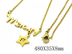 HY Stainless Steel 316L Necklaces-HYC09N0220MW