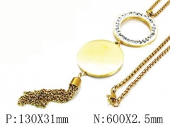 HY Stainless Steel 316L Necklaces-HYC02N0078HIR