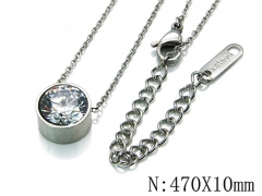 HY Stainless Steel 316L Necklaces-HYC64N0057HSS