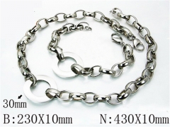 HY Wholesale 316L Stainless Steel jewelry Set-HY39S1215IZX
