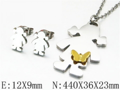 HY Wholesale 316L Stainless Steel jewelry Set-HY90S0160HJE