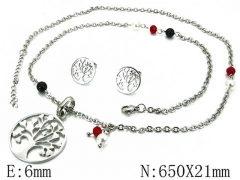 HY Wholesale 316L Stainless Steel jewelry Set-HY91S0279HNE