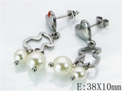 HY Wholesale Stainless Steel 316L Earrings-HYC64E0015HIZ