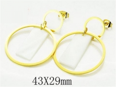 HY Wholesale Stainless Steel 316L Earrings-HYC60E0212KZ