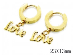 HY Wholesale Stainless Steel 316L Earrings-HYC67E0058L0