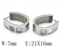 HY Wholesale 316L Stainless Steel Earrings-HYC05E0642H60