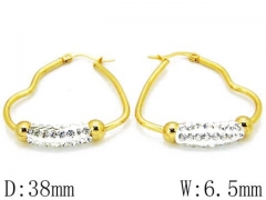 HY Wholesale 316L Stainless Steel Earrings-HYC68E0032O0