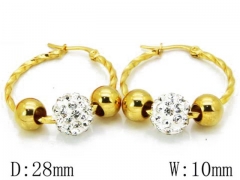 HY Wholesale 316L Stainless Steel Earrings-HYC68E0031L0