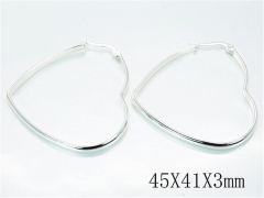 HY 316L Stainless Steel Plating Silver Earrings-HYC70E0510JLE