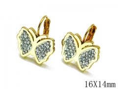 HY Wholesale 316L Stainless Steel Earrings-HYC67E0086MX