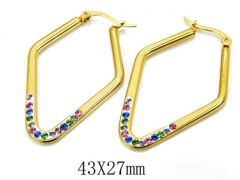 HY Wholesale 316L Stainless Steel Earrings-HYC67E0036L0