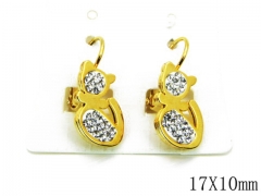 HY Wholesale 316L Stainless Steel Earrings-HYC67E0095MF