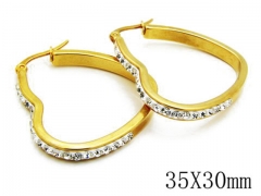 HY Wholesale 316L Stainless Steel Earrings-HYC58E0062O0