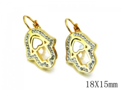 HY Wholesale 316L Stainless Steel Earrings-HYC67E0087NW