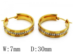 HY Wholesale 316L Stainless Steel Earrings-HYC58E0077H10
