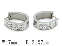 HY Wholesale 316L Stainless Steel Earrings-HYC05E0654H60