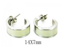 HY Wholesale 316L Stainless Steel Earrings-HYC30E1515OE