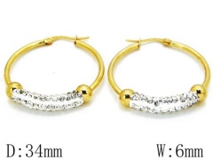 HY Wholesale 316L Stainless Steel Earrings-HYC68E0033O0