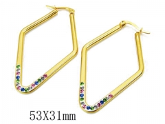 HY Wholesale 316L Stainless Steel Earrings-HYC67E0037L0