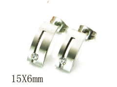 HY Wholesale 316L Stainless Steel Studs-HYC64E0213LW
