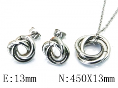 HY Wholesale 316L Stainless Steel jewelry Set-HY59S1422NC