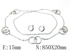 HY Wholesale 316L Stainless Steel jewelry Set-HY59S1425HKD