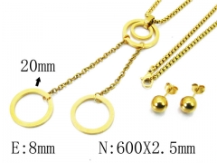 HY Wholesale 316L Stainless Steel jewelry Set-HY02S2799HJZ
